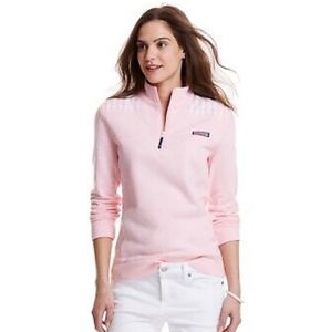 Vineyard Vines pink Shep quarter zip sweatshirt. Size S